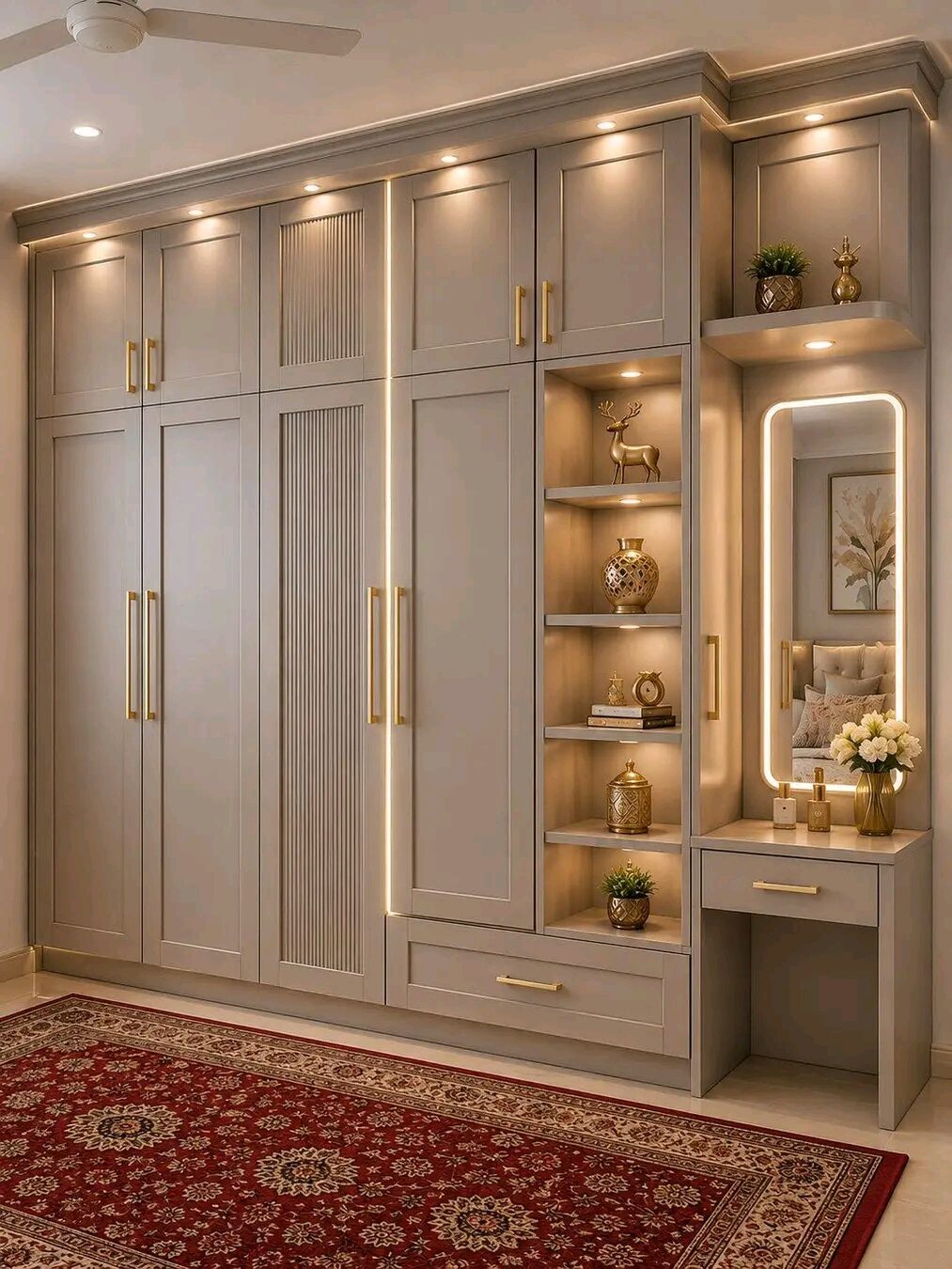 Completed interior photographed at handover