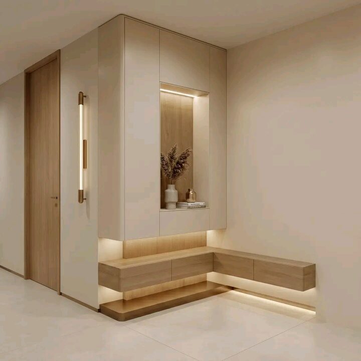 Square interior design photograph