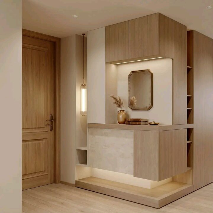 Square interior design photograph