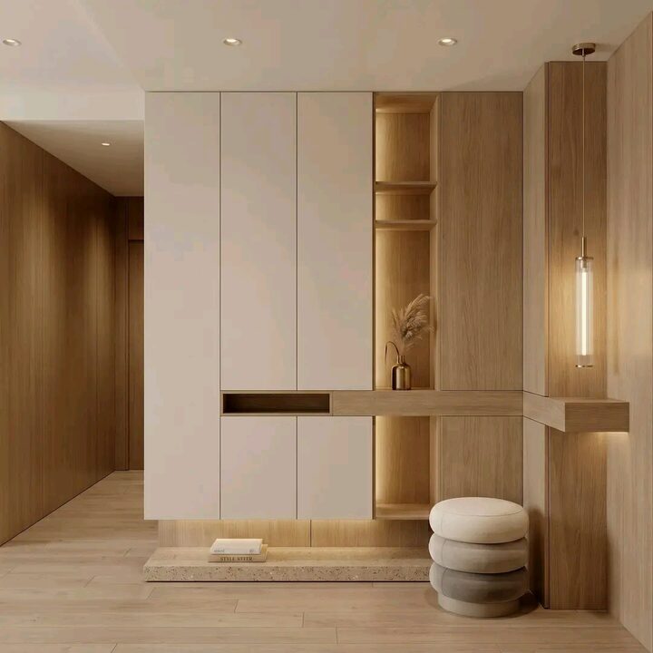 Square interior design photograph