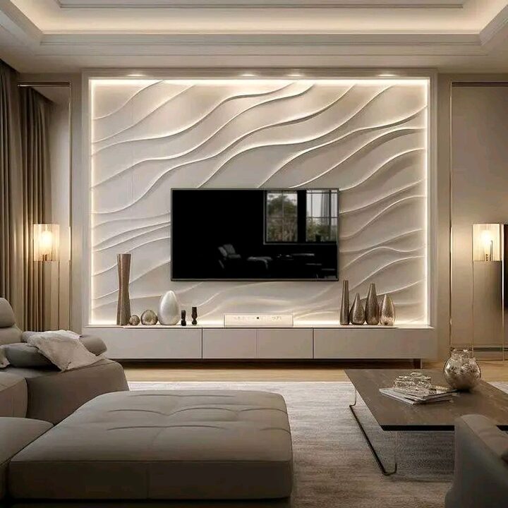 Square interior design photograph