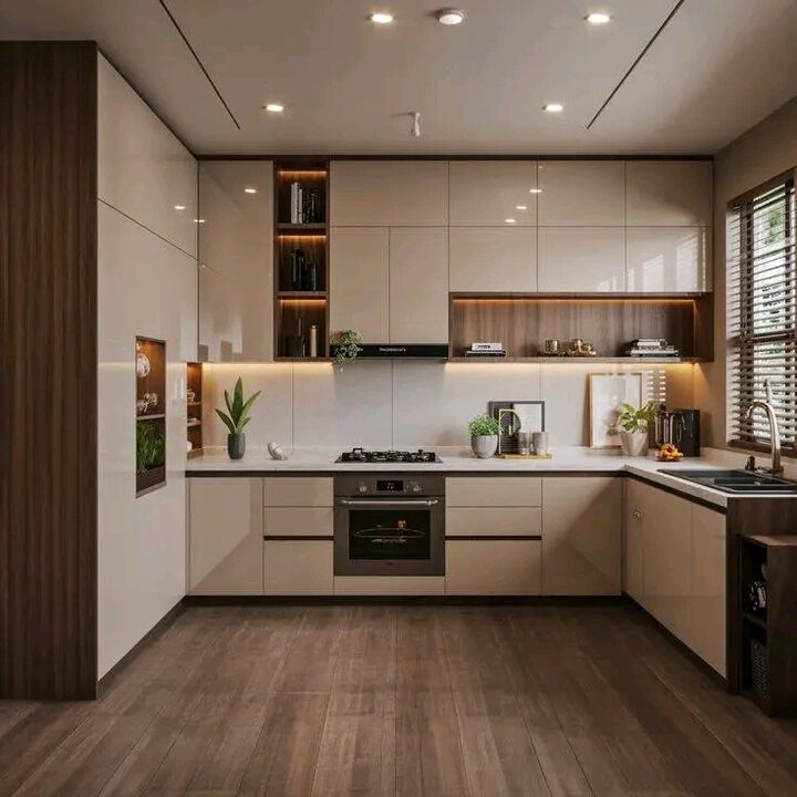 Square interior design photograph