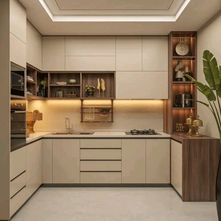 Square interior design photograph