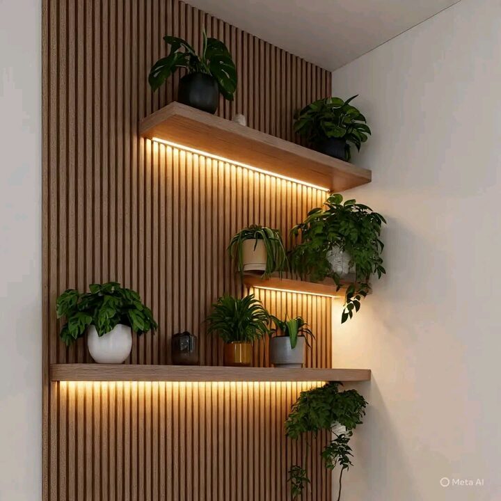 Square interior design photograph