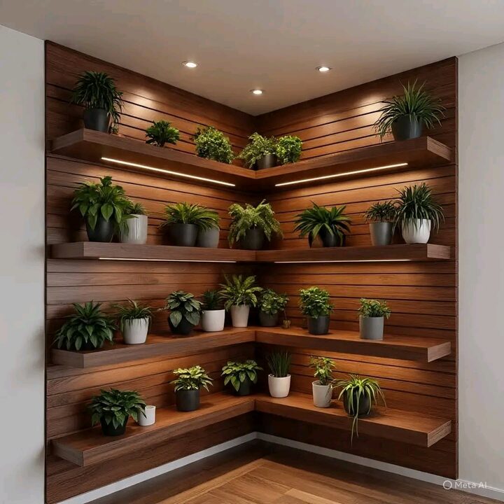 Square interior design photograph