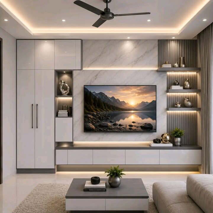 Square interior design photograph