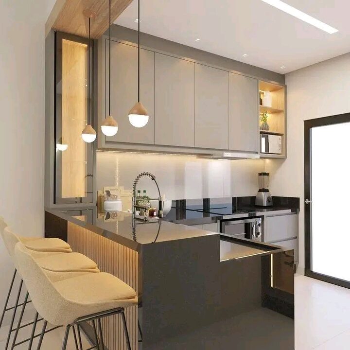 Square interior design photograph