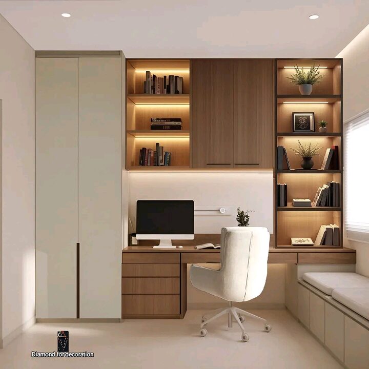 Square interior design photograph