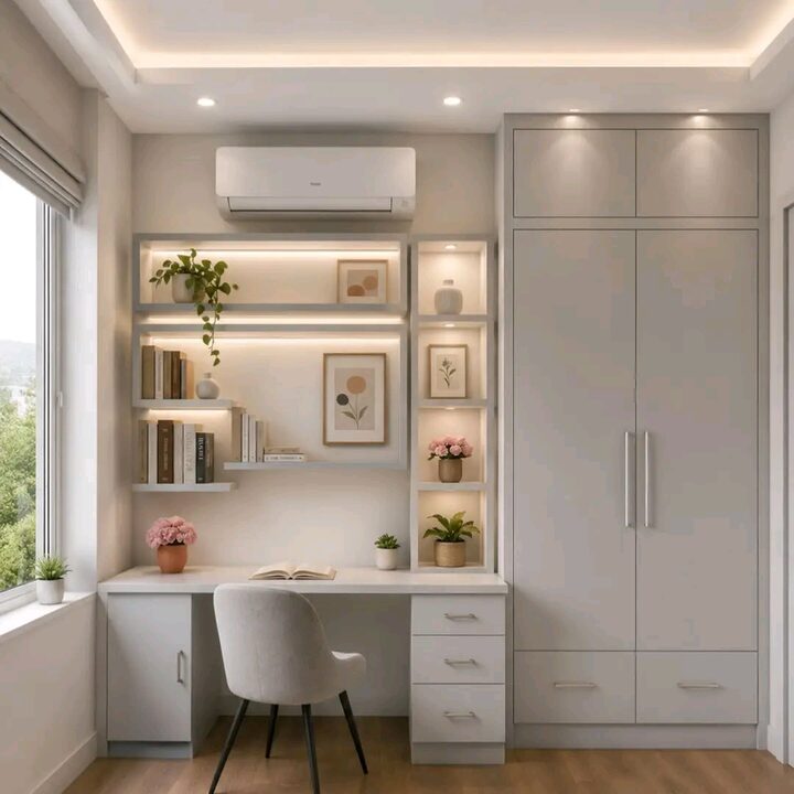 Square interior design photograph