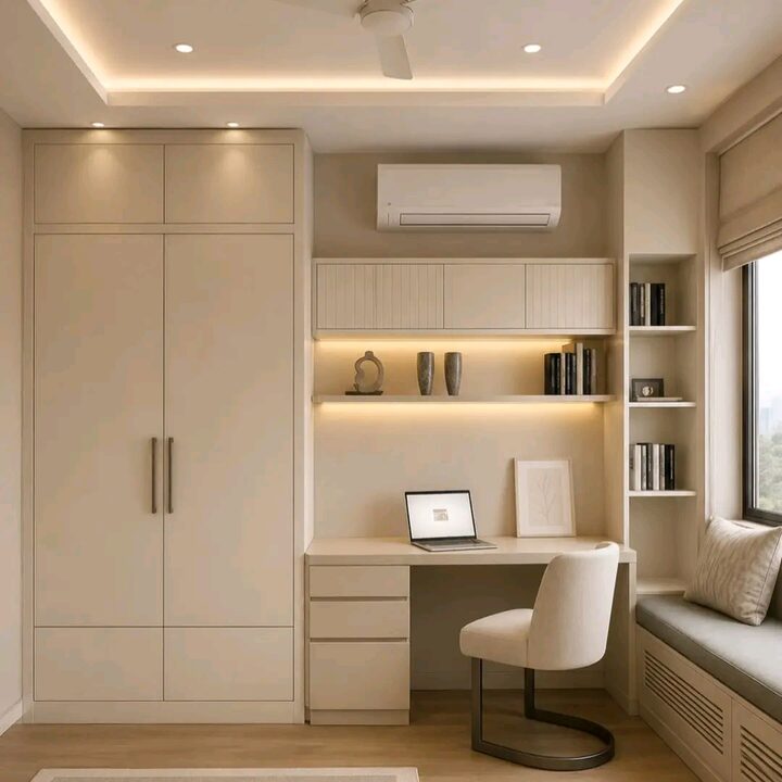 Square interior design photograph
