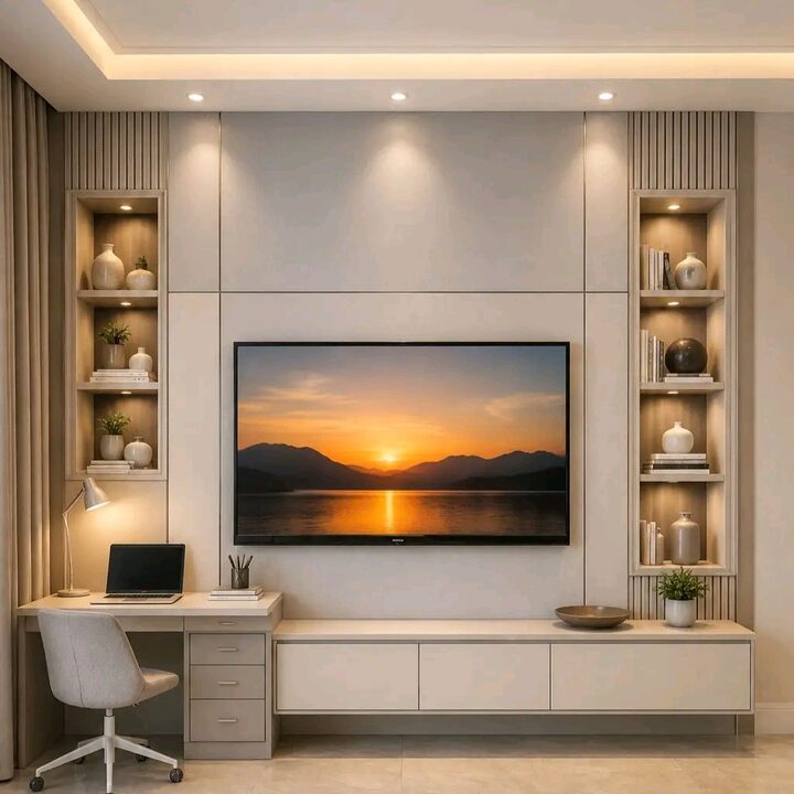 Square interior design photograph