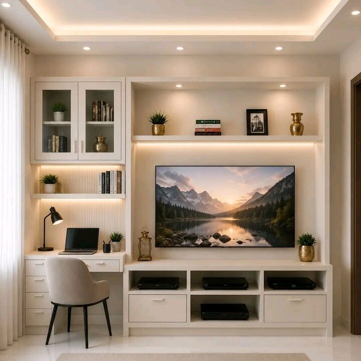 Square interior design photograph