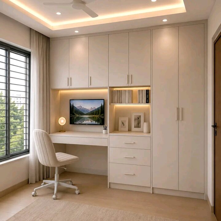 Square interior design photograph