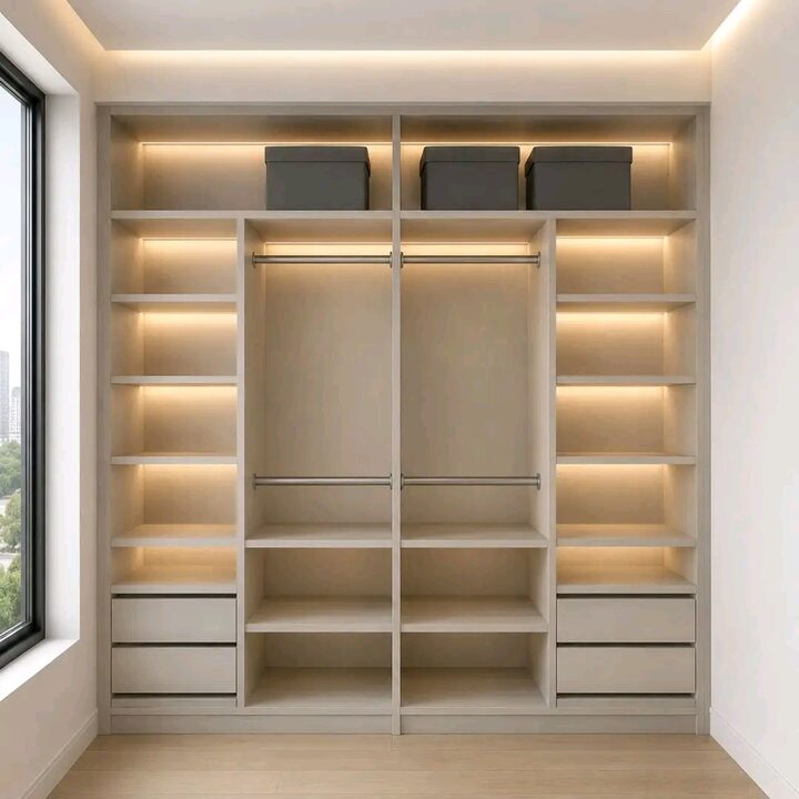 Square interior design photograph