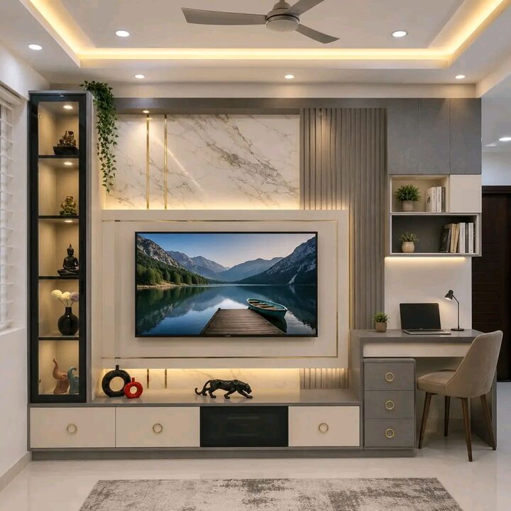 Square interior design photograph