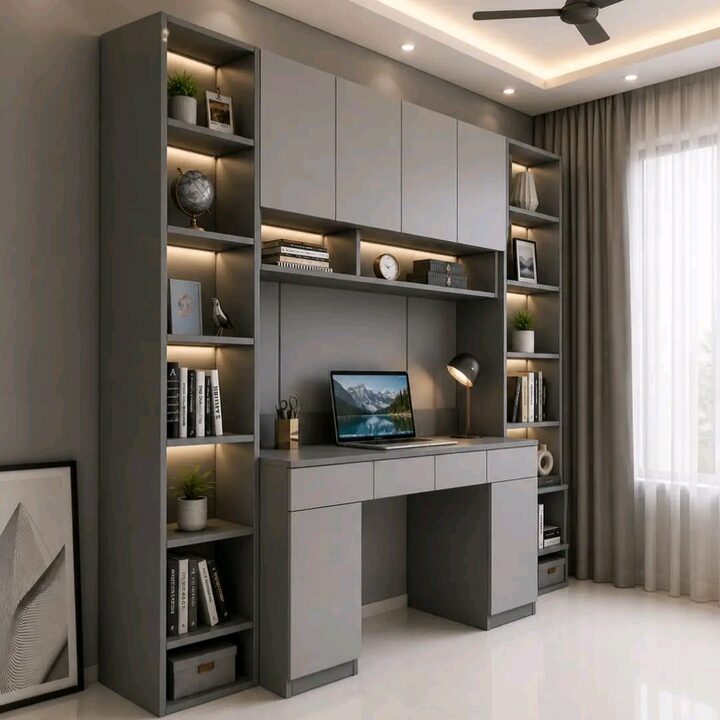 Square interior design photograph