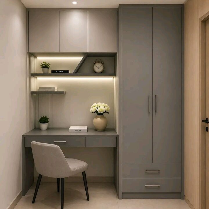 Square interior design photograph