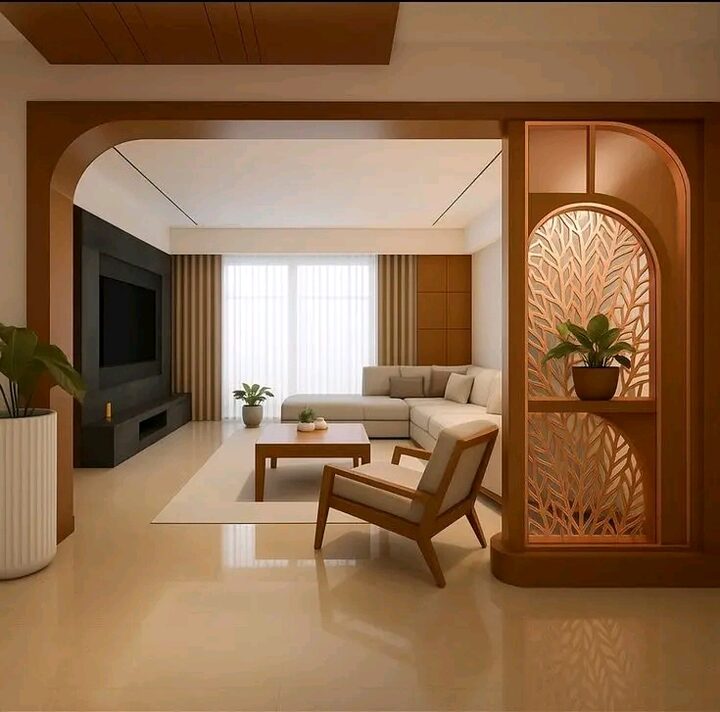 Landscape interior design photograph