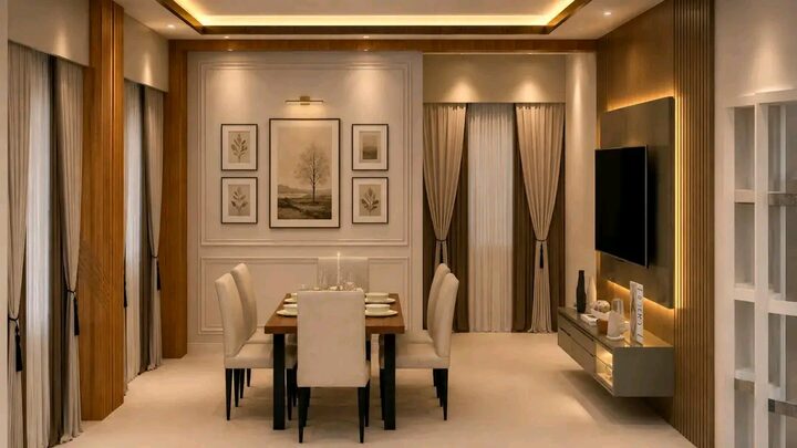 Landscape interior design photograph