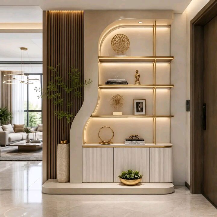 Square interior design photograph