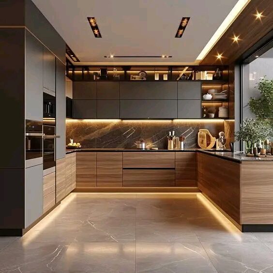 Square interior design photograph